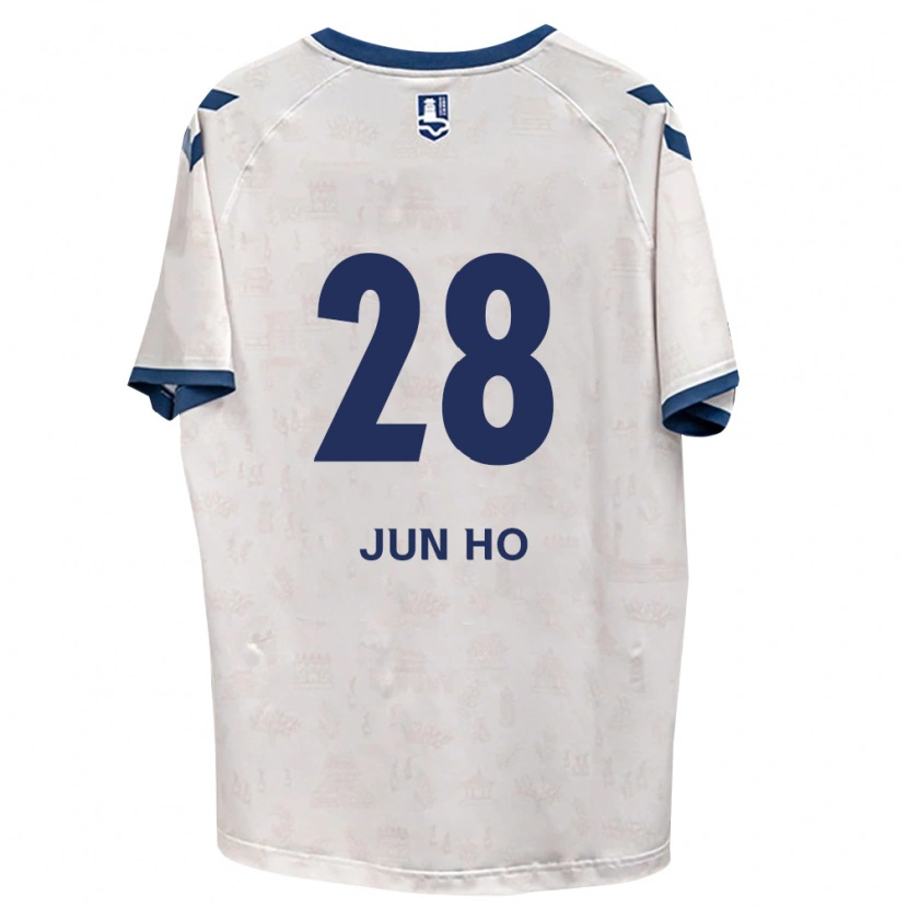 Danxen Dame Jun-Ho Son #28 Kongelig Blå Hvit Bortetrøye Drakt Trøye 2026/27 Skjorter T-Skjorte