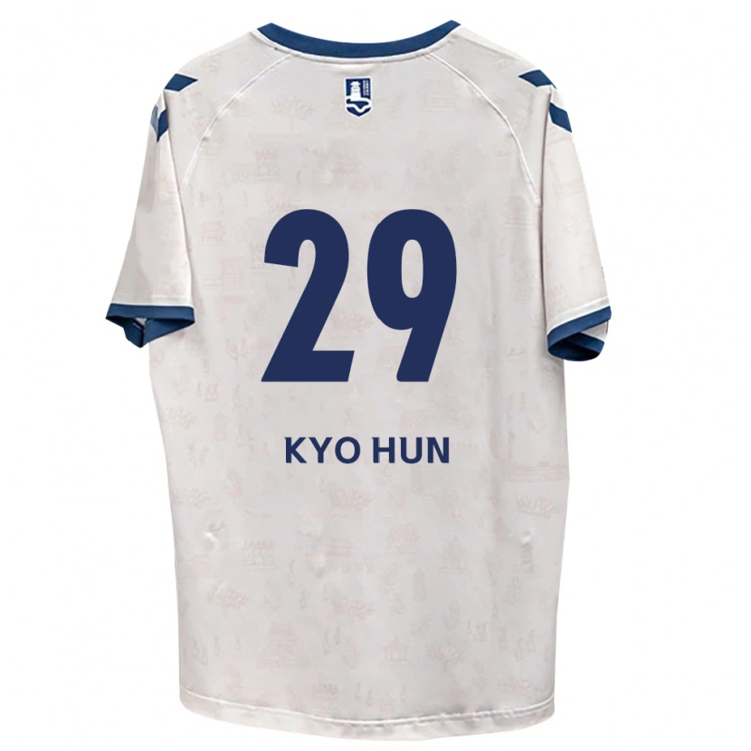 Danxen Dame Kyo-Hun Kang #29 Kongelig Blå Hvit Bortetrøye Drakt Trøye 2026/27 Skjorter T-Skjorte