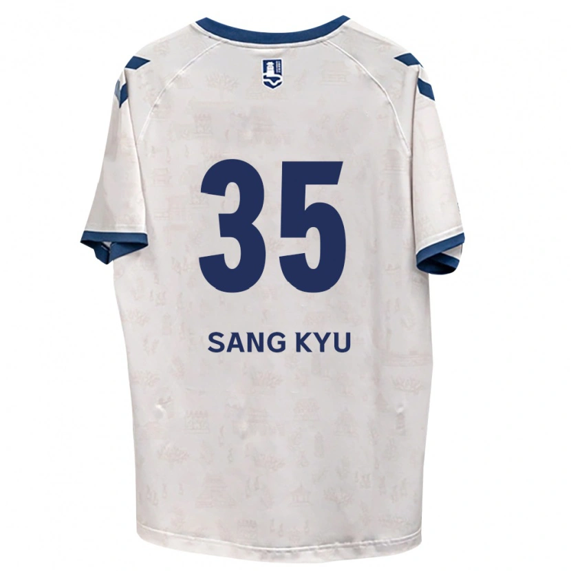 Danxen Dame Sang-Kyu Han #35 Kongelig Blå Hvit Bortetrøye Drakt Trøye 2026/27 Skjorter T-Skjorte