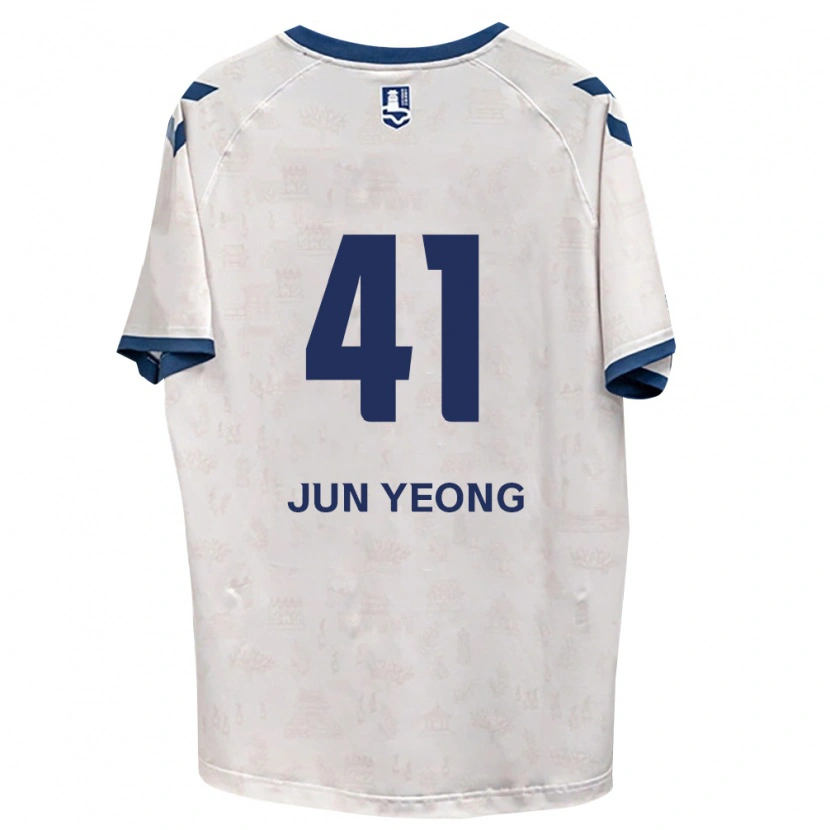 Danxen Dame Jun-Yeong Choi #41 Kongelig Blå Hvit Bortetrøye Drakt Trøye 2026/27 Skjorter T-Skjorte