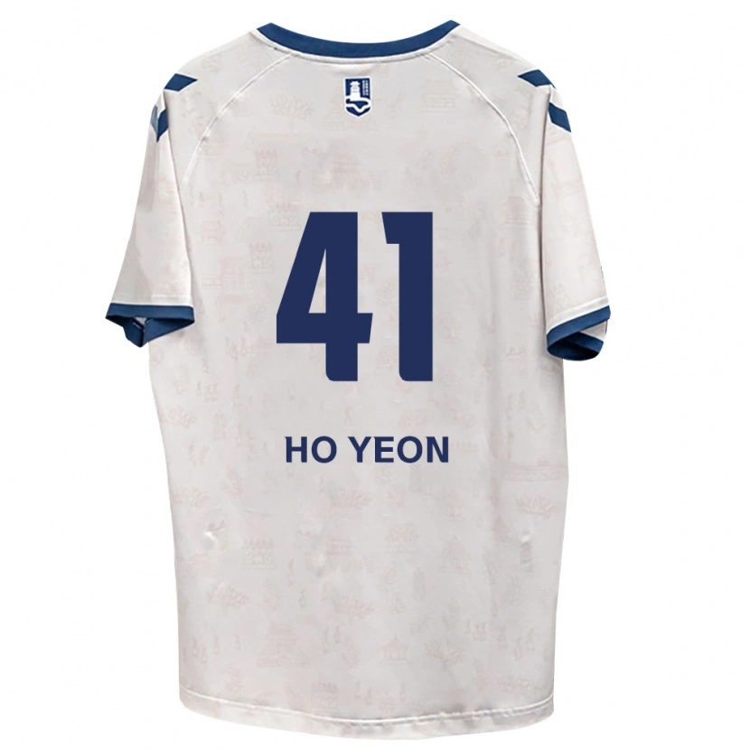 Danxen Dame Ho-Yeon Joo #41 Kongelig Blå Hvit Bortetrøye Drakt Trøye 2026/27 Skjorter T-Skjorte