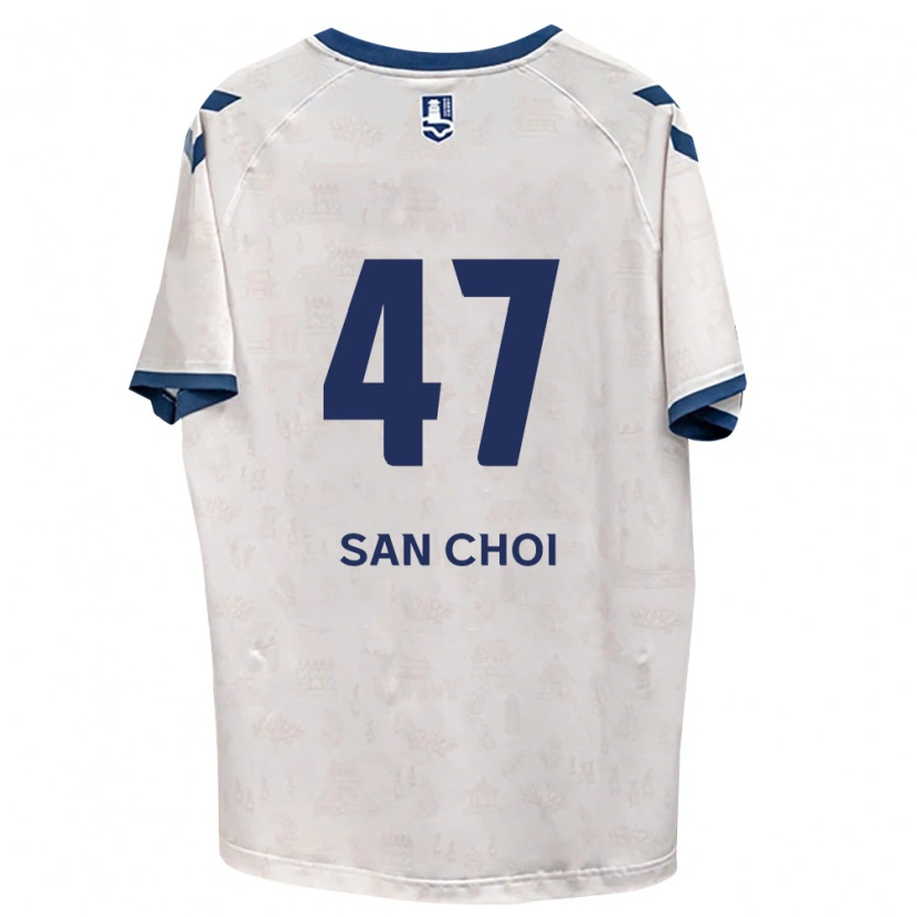 Danxen Dame San Choi #47 Kongelig Blå Hvit Bortetrøye Drakt Trøye 2026/27 Skjorter T-Skjorte