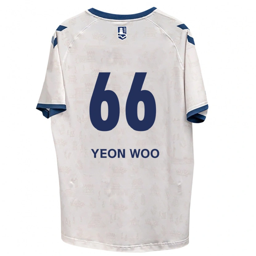 Danxen Dame Yeon-Woo Jang #66 Kongelig Blå Hvit Bortetrøye Drakt Trøye 2026/27 Skjorter T-Skjorte
