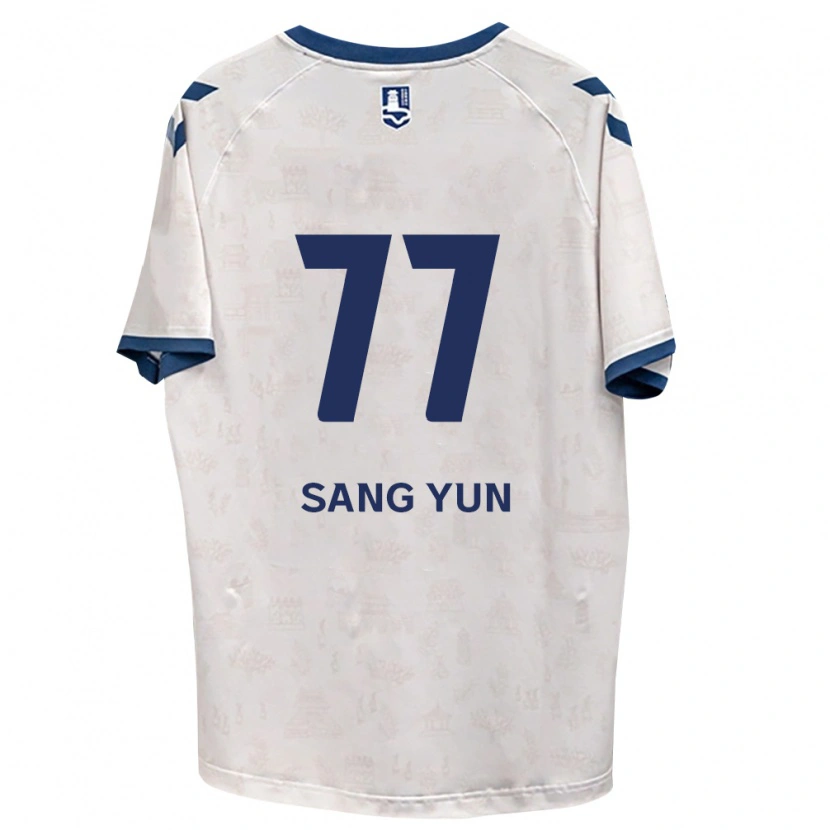 Danxen Dame Sang-Yun Kang #77 Kongelig Blå Hvit Bortetrøye Drakt Trøye 2026/27 Skjorter T-Skjorte