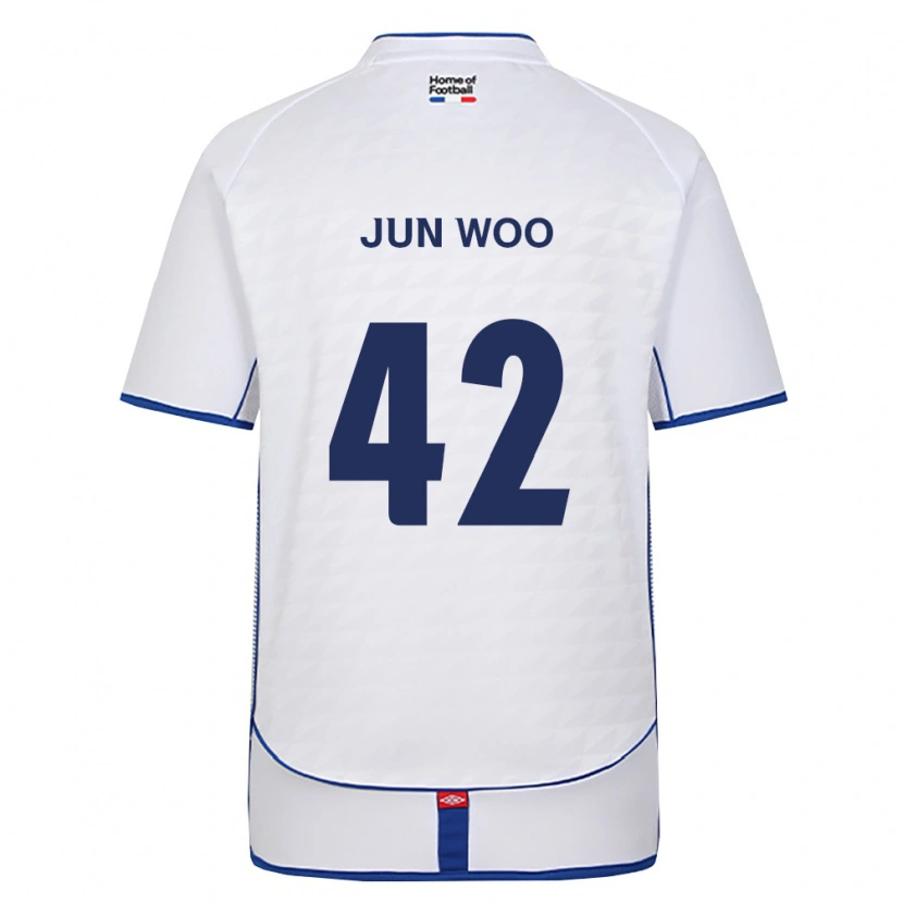 Danxen Dame Jun-Woo Lee #42 Svart Hvit Rød Bortetrøye Drakt Trøye 2026/27 Skjorter T-Skjorte