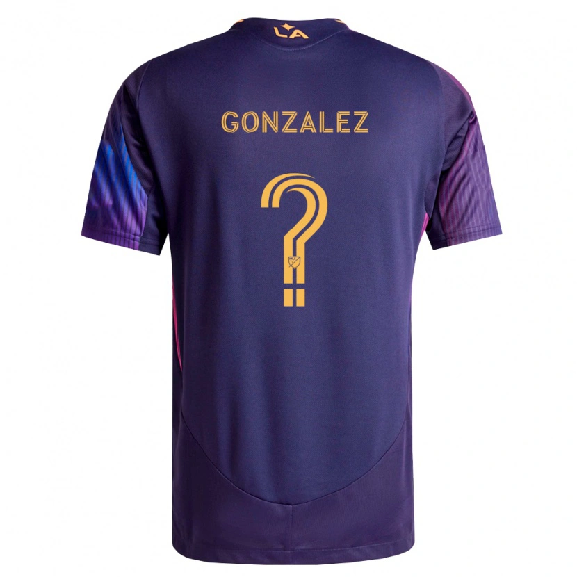 Danxen Dame Miguel Gonzalez #0 Dyp Lilla Gul Bortetrøye Drakt Trøye 2026/27 Skjorter T-Skjorte