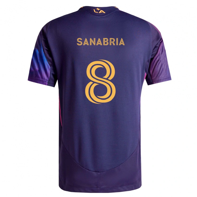 Danxen Dame Lucas Sanabria #8 Dyp Lilla Gul Bortetrøye Drakt Trøye 2026/27 Skjorter T-Skjorte