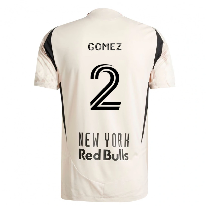 Danxen Dame Álex Gómez #2 Off-White Rød Svart Bortetrøye Drakt Trøye 2026/27 Skjorter T-Skjorte