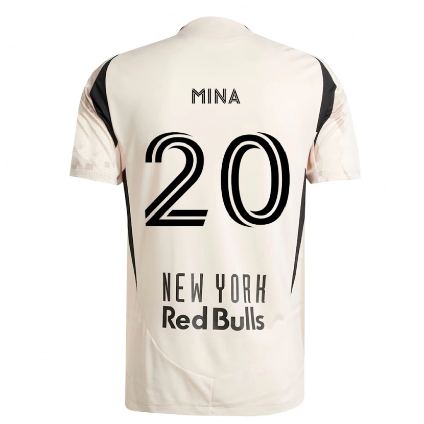 Danxen Dame Juan Mina #20 Off-White Rød Svart Bortetrøye Drakt Trøye 2026/27 Skjorter T-Skjorte