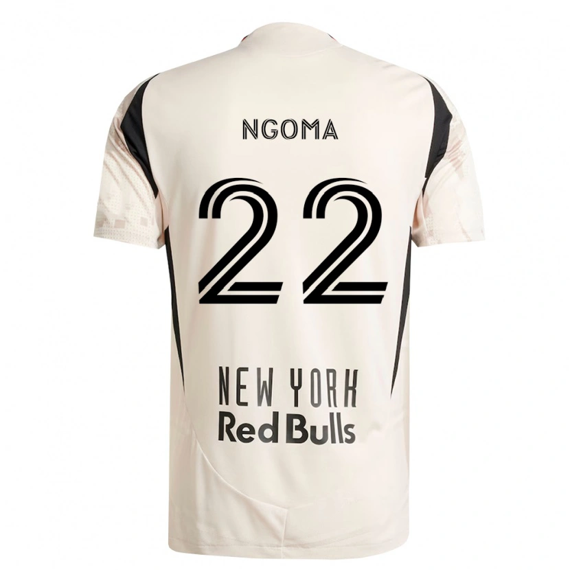 Danxen Dame Serge Ngoma #22 Off-White Rød Svart Bortetrøye Drakt Trøye 2026/27 Skjorter T-Skjorte
