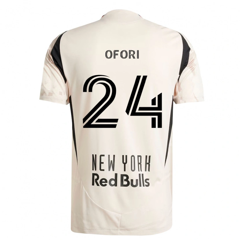 Danxen Dame Curtis Ofori #24 Off-White Rød Svart Bortetrøye Drakt Trøye 2026/27 Skjorter T-Skjorte