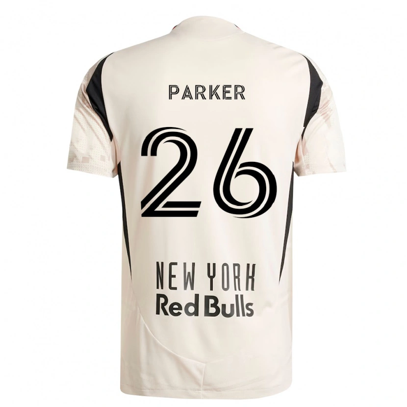 Danxen Dame Tim Parker #26 Off-White Rød Svart Bortetrøye Drakt Trøye 2026/27 Skjorter T-Skjorte