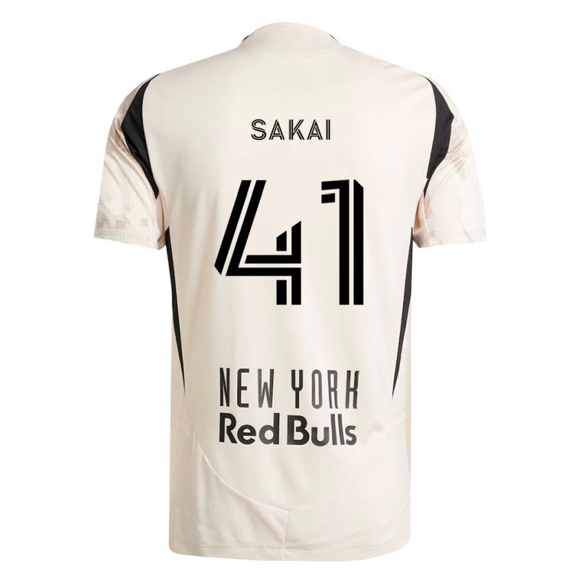 Danxen Dame Shunya Sakai #41 Off-White Rød Svart Bortetrøye Drakt Trøye 2026/27 Skjorter T-Skjorte