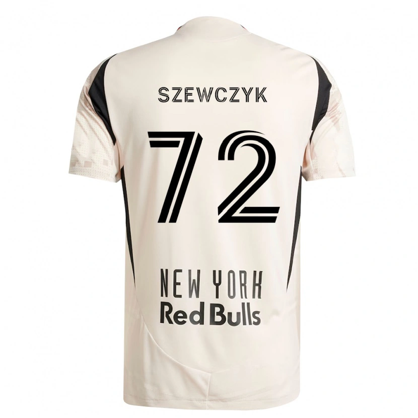 Danxen Dame Tobias Szewczyk #72 Off-White Rød Svart Bortetrøye Drakt Trøye 2026/27 Skjorter T-Skjorte