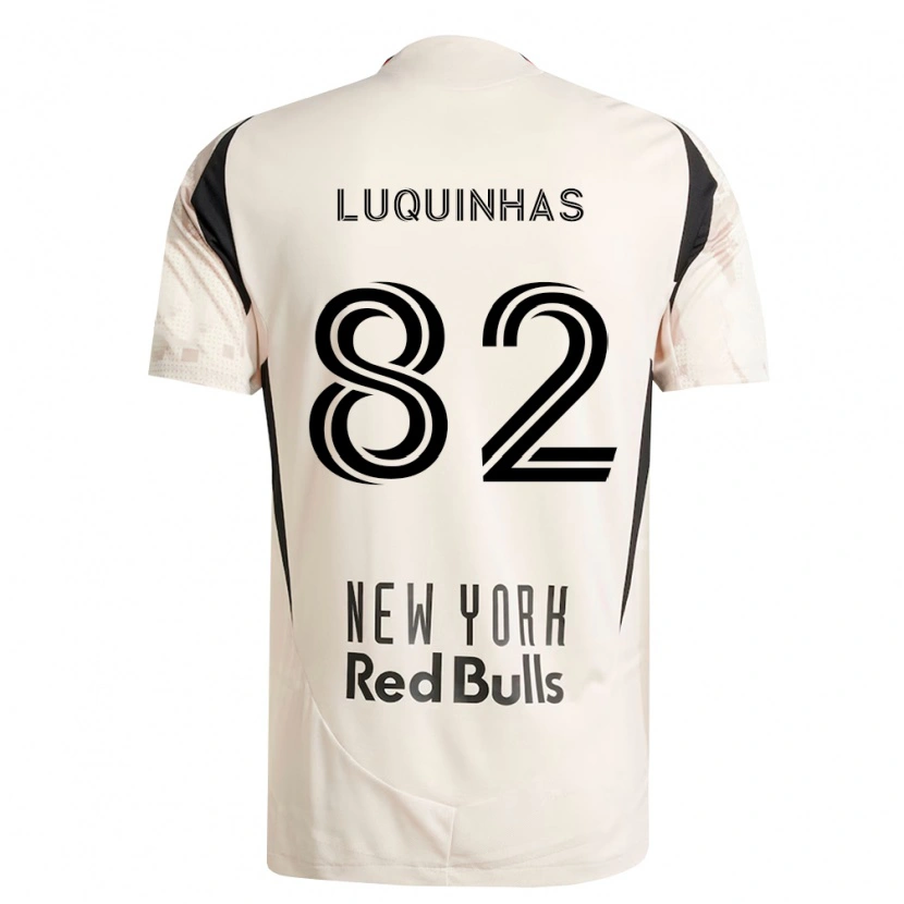 Danxen Dame Luquinhas #82 Off-White Rød Svart Bortetrøye Drakt Trøye 2026/27 Skjorter T-Skjorte