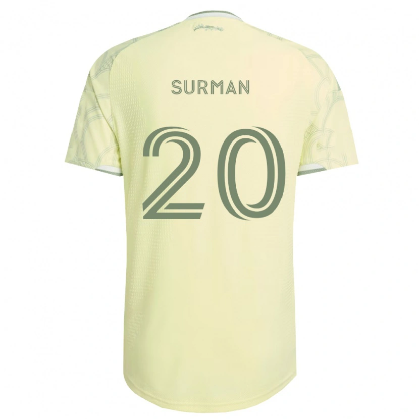 Danxen Dame Finn Surman #20 Beige Hvit Bortetrøye Drakt Trøye 2026/27 Skjorter T-Skjorte