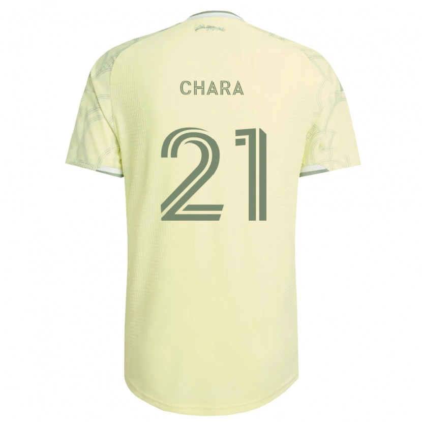 Danxen Dame Diego Chará #21 Beige Hvit Bortetrøye Drakt Trøye 2026/27 Skjorter T-Skjorte