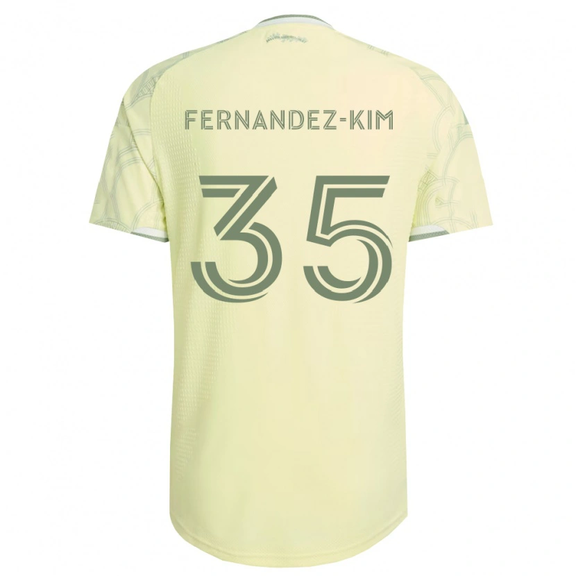 Danxen Dame Lucas Fernandez-Kim #35 Beige Hvit Bortetrøye Drakt Trøye 2026/27 Skjorter T-Skjorte