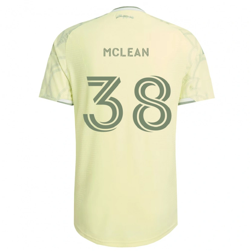 Danxen Dame Justin Mclean #38 Beige Hvit Bortetrøye Drakt Trøye 2026/27 Skjorter T-Skjorte