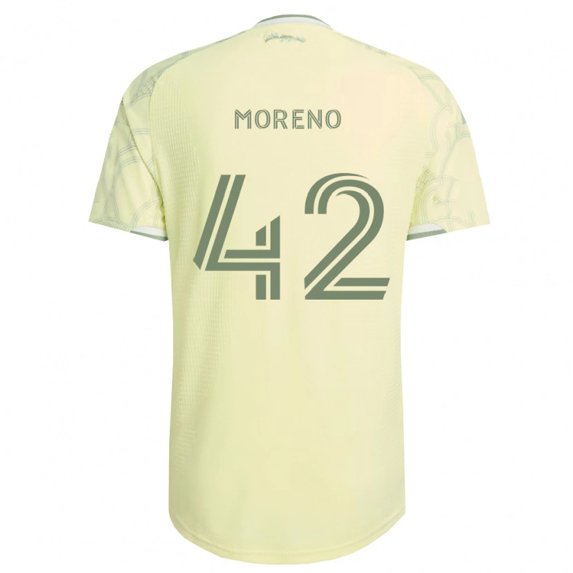 Danxen Dame Alexis Moreno #42 Beige Hvit Bortetrøye Drakt Trøye 2026/27 Skjorter T-Skjorte