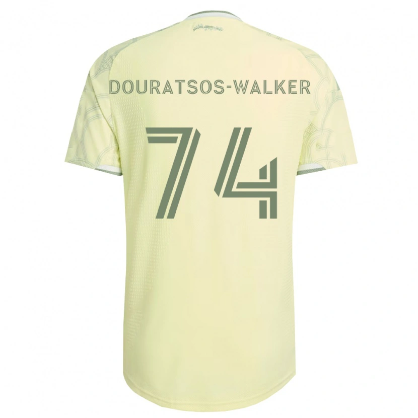 Danxen Dame Elias Douratsos-Walker #74 Beige Hvit Bortetrøye Drakt Trøye 2026/27 Skjorter T-Skjorte
