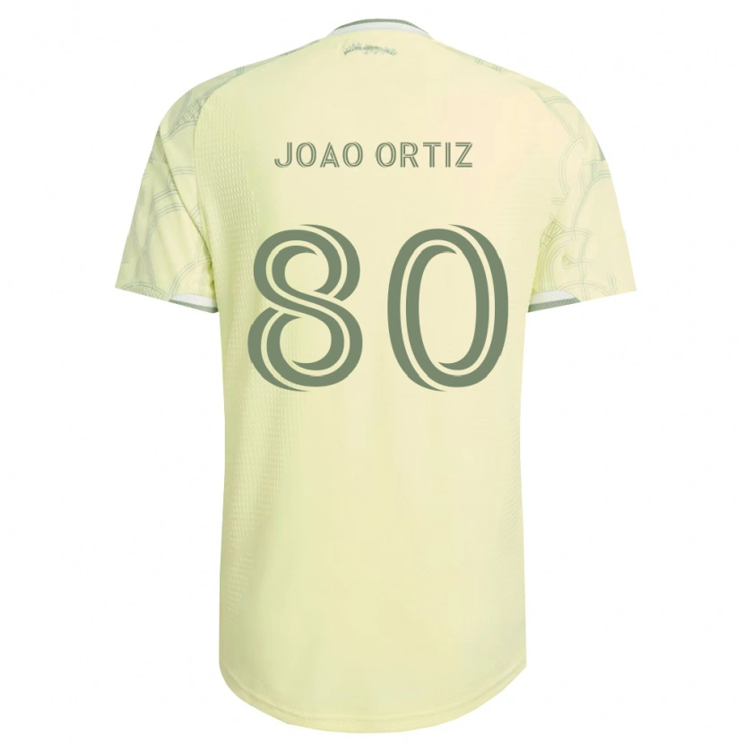 Danxen Dame Joao Ortiz #80 Beige Hvit Bortetrøye Drakt Trøye 2026/27 Skjorter T-Skjorte