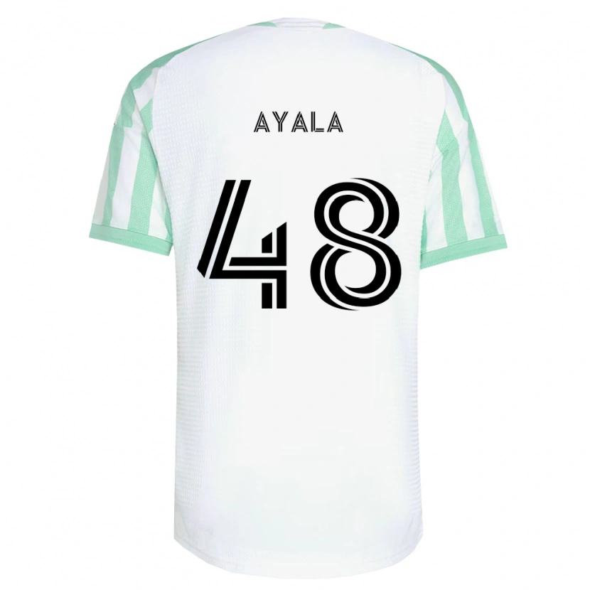 Danxen Dame Christian Ayala #48 Lysegrønn Svart Hvit Bortetrøye Drakt Trøye 2026/27 Skjorter T-Skjorte