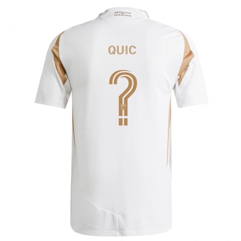 Danxen Dame Matthew Quic #0 Hvit Brun Bortetrøye Drakt Trøye 2026/27 Skjorter T-Skjorte