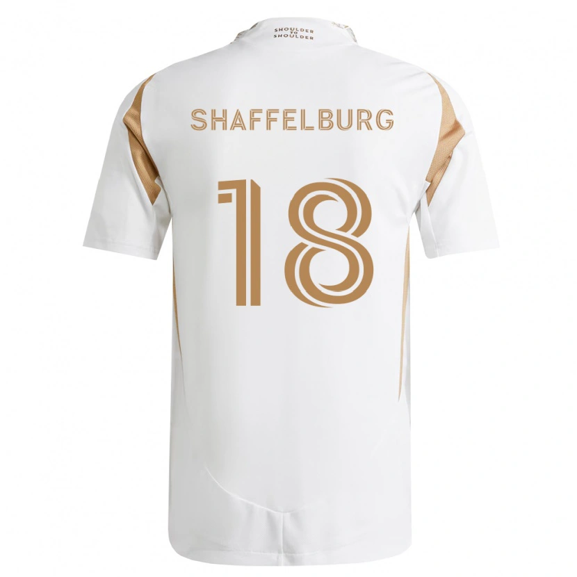 Danxen Dame Jacob Shaffelburg #18 Hvit Brun Bortetrøye Drakt Trøye 2026/27 Skjorter T-Skjorte