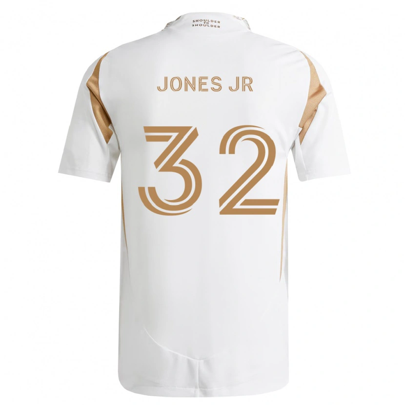 Danxen Dame Deryk Jones Jr #32 Hvit Brun Bortetrøye Drakt Trøye 2026/27 Skjorter T-Skjorte