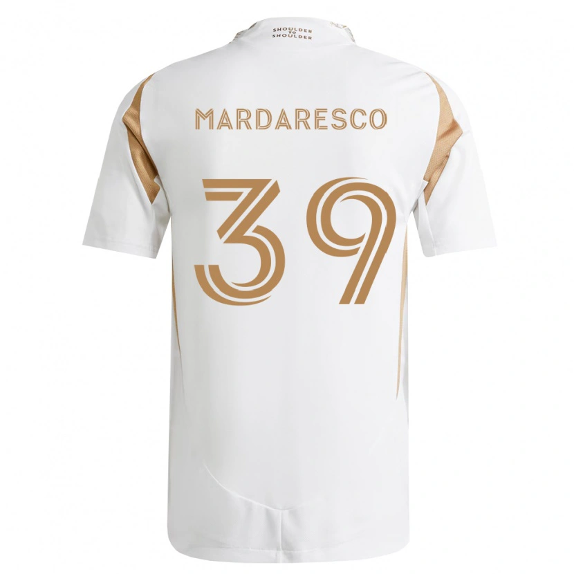 Danxen Dame Nathan Mardaresco #39 Hvit Brun Bortetrøye Drakt Trøye 2026/27 Skjorter T-Skjorte