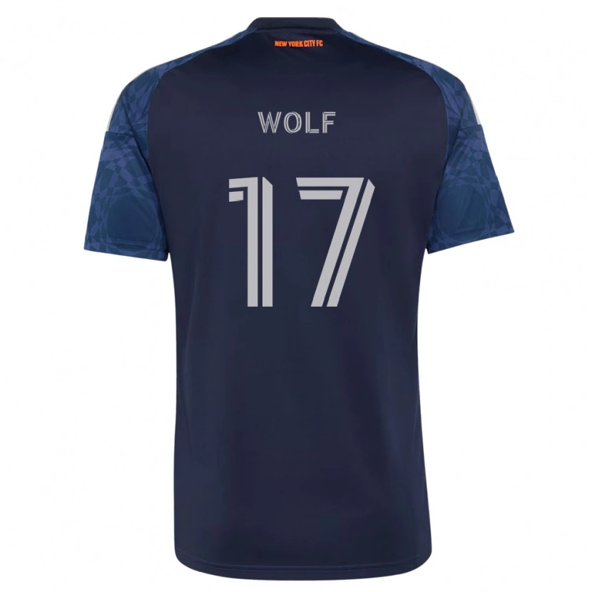Danxen Dame Hannes Wolf #17 Dyp Blå Hvit Bortetrøye Drakt Trøye 2026/27 Skjorter T-Skjorte