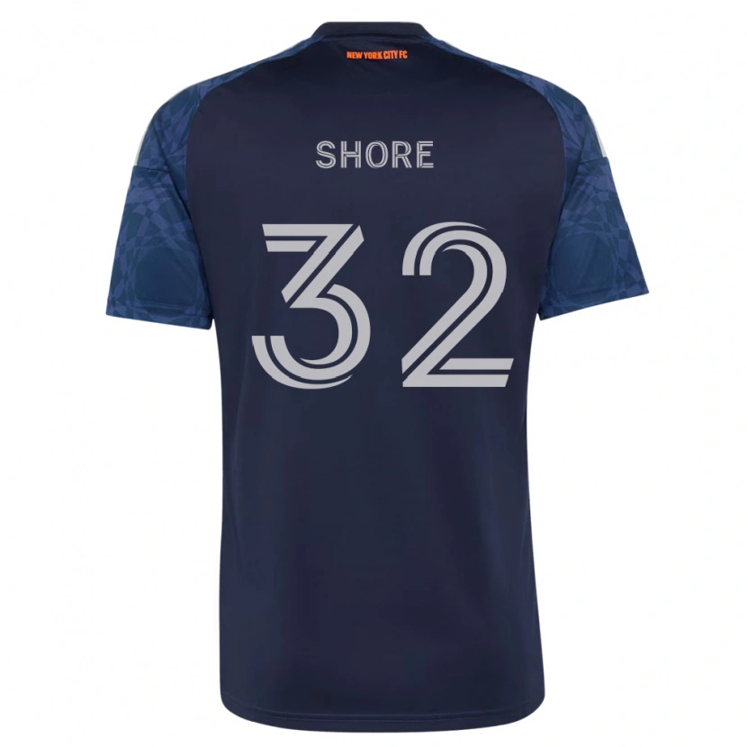 Danxen Dame Jonathan Shore #32 Dyp Blå Hvit Bortetrøye Drakt Trøye 2026/27 Skjorter T-Skjorte