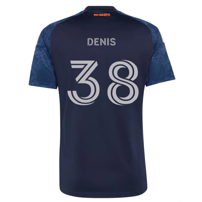 Danxen Dame John Denis #38 Dyp Blå Hvit Bortetrøye Drakt Trøye 2026/27 Skjorter T-Skjorte