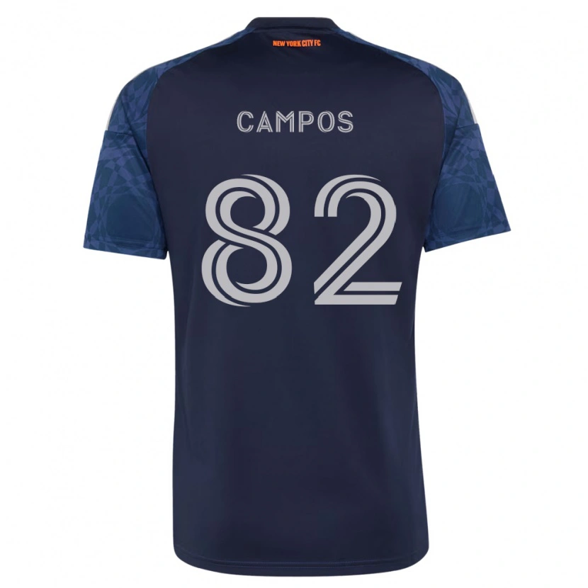 Danxen Dame Adonis Campos #82 Dyp Blå Hvit Bortetrøye Drakt Trøye 2026/27 Skjorter T-Skjorte