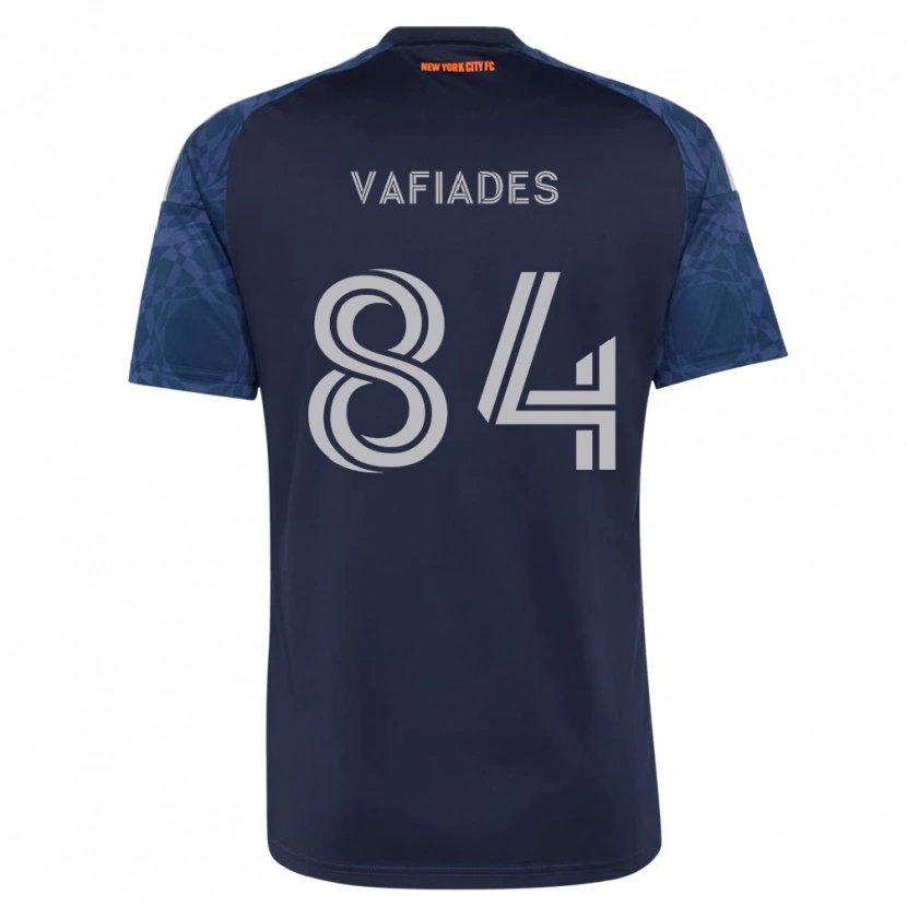 Danxen Dame Niccolo Vafiades #84 Dyp Blå Hvit Bortetrøye Drakt Trøye 2026/27 Skjorter T-Skjorte