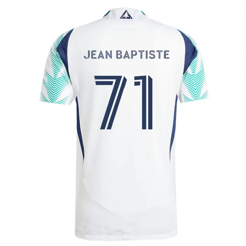 Danxen Dame Matthew Jean Baptiste #71 Hvit Marineblå Lysegrønn Bortetrøye Drakt Trøye 2026/27 Skjorter T-Skjorte
