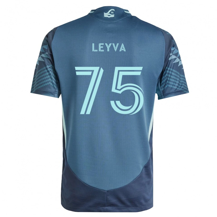 Danxen Dame Danny Leyva #75 Marineblå Grønn Bortetrøye Drakt Trøye 2026/27 Skjorter T-Skjorte