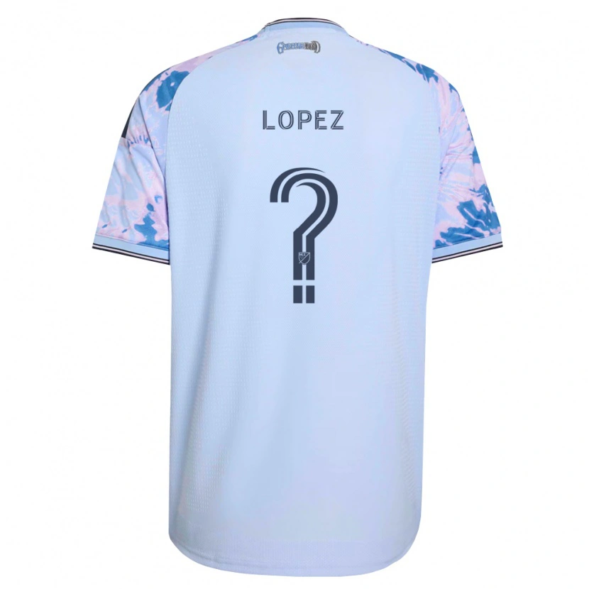 Danxen Dame Mateo Lopez #0 Kongelig Blå Hvit Svart Bortetrøye Drakt Trøye 2026/27 Skjorter T-Skjorte