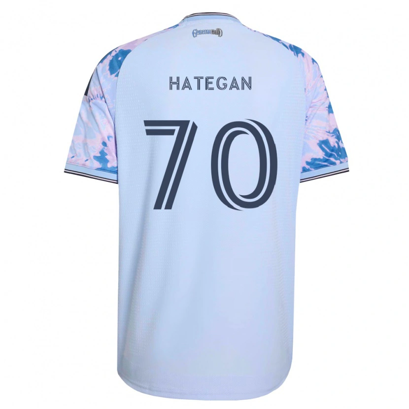 Danxen Dame Roberto Hategan #70 Kongelig Blå Hvit Svart Bortetrøye Drakt Trøye 2026/27 Skjorter T-Skjorte
