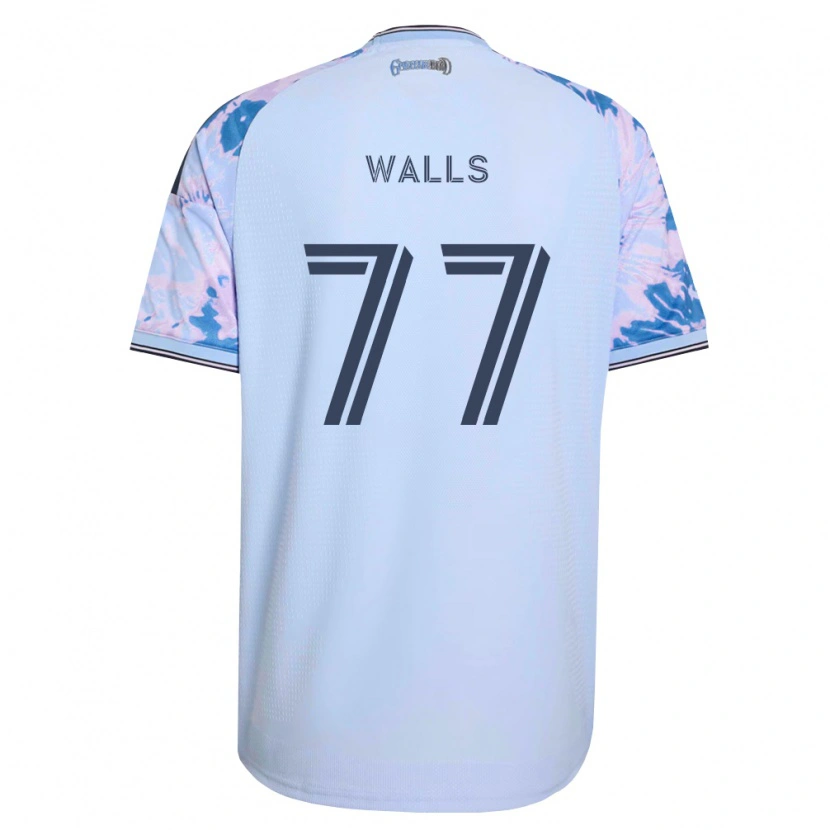 Danxen Dame Casey Walls #77 Kongelig Blå Hvit Svart Bortetrøye Drakt Trøye 2026/27 Skjorter T-Skjorte