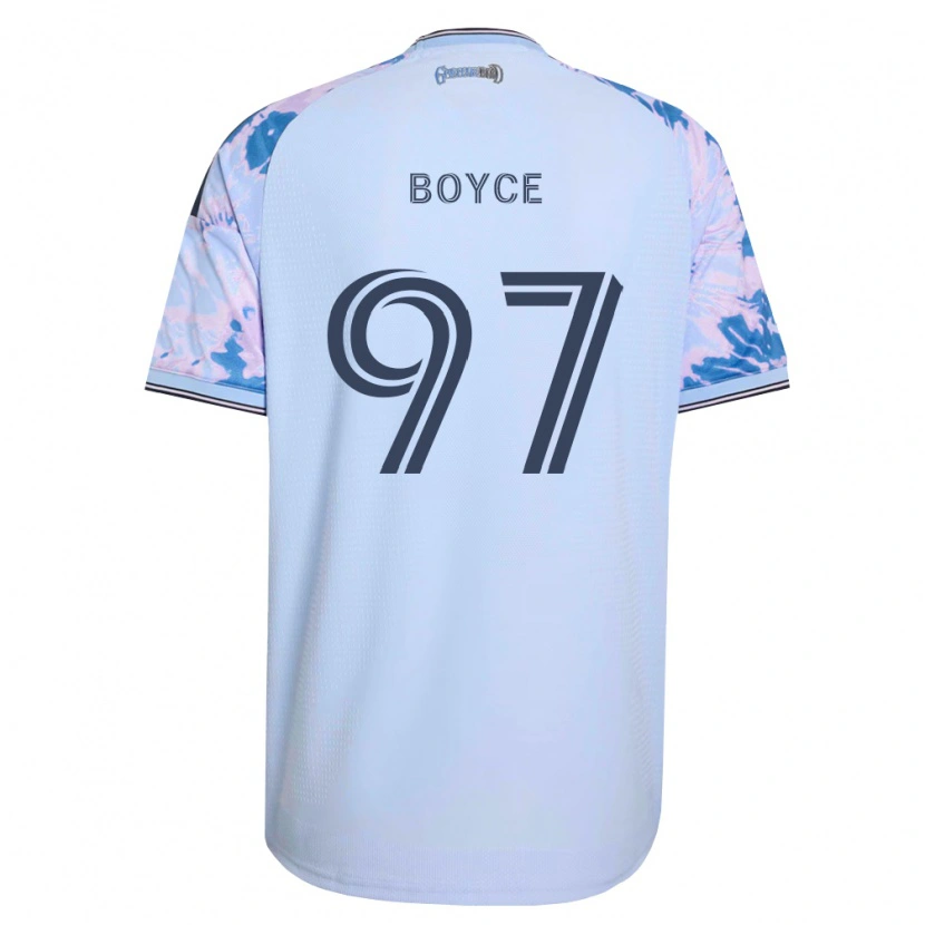 Danxen Dame Warren Boyce #97 Kongelig Blå Hvit Svart Bortetrøye Drakt Trøye 2026/27 Skjorter T-Skjorte