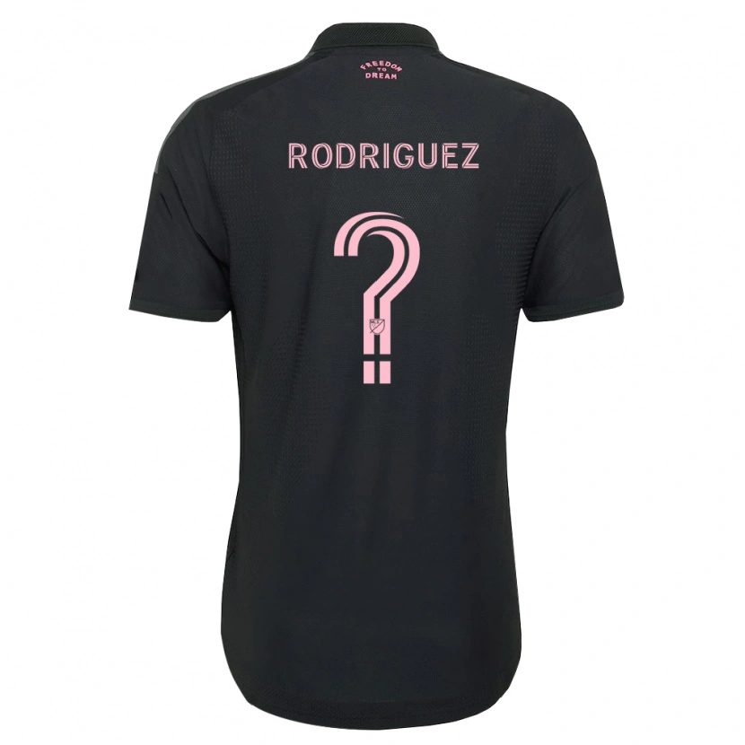 Danxen Dame Emerson Rodríguez #0 Rosa Svart Hvit Bortetrøye Drakt Trøye 2026/27 Skjorter T-Skjorte