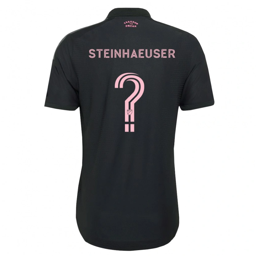 Danxen Dame Marcus Steinhaeuser #0 Rosa Svart Hvit Bortetrøye Drakt Trøye 2026/27 Skjorter T-Skjorte