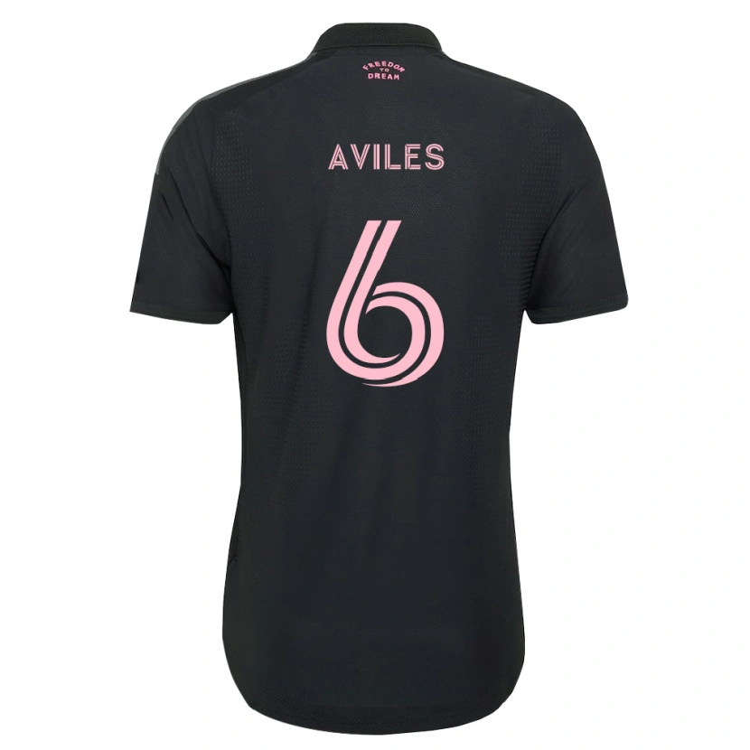 Danxen Dame Tomás Avilés #6 Rosa Svart Hvit Bortetrøye Drakt Trøye 2026/27 Skjorter T-Skjorte