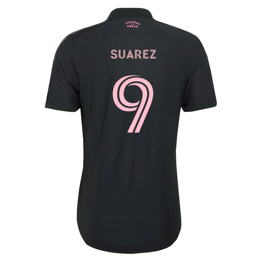 Danxen Dame Luis Suárez #9 Rosa Svart Hvit Bortetrøye Drakt Trøye 2026/27 Skjorter T-Skjorte