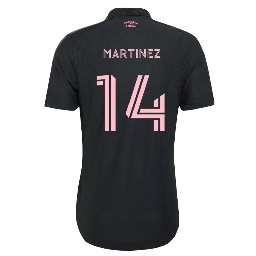 Danxen Dame David Martinez #14 Rosa Svart Hvit Bortetrøye Drakt Trøye 2026/27 Skjorter T-Skjorte