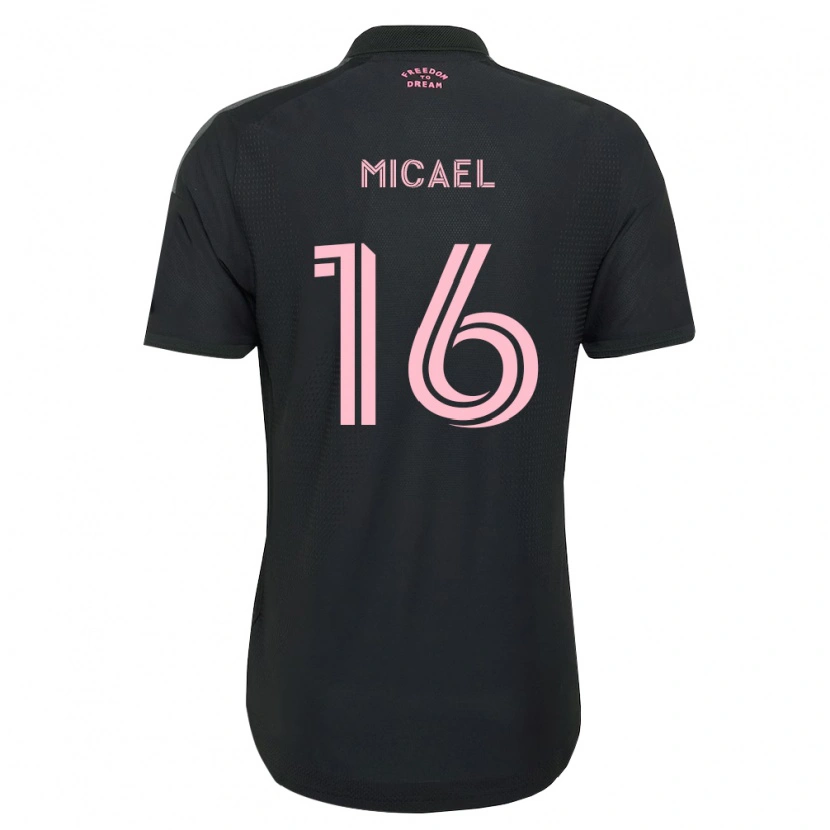 Danxen Dame Micael Dos Santos Silva #16 Rosa Svart Hvit Bortetrøye Drakt Trøye 2026/27 Skjorter T-Skjorte