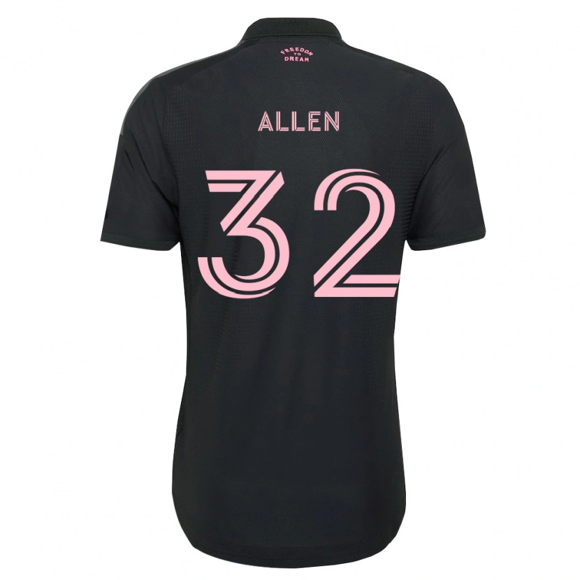 Danxen Dame Noah Allen #32 Rosa Svart Hvit Bortetrøye Drakt Trøye 2026/27 Skjorter T-Skjorte