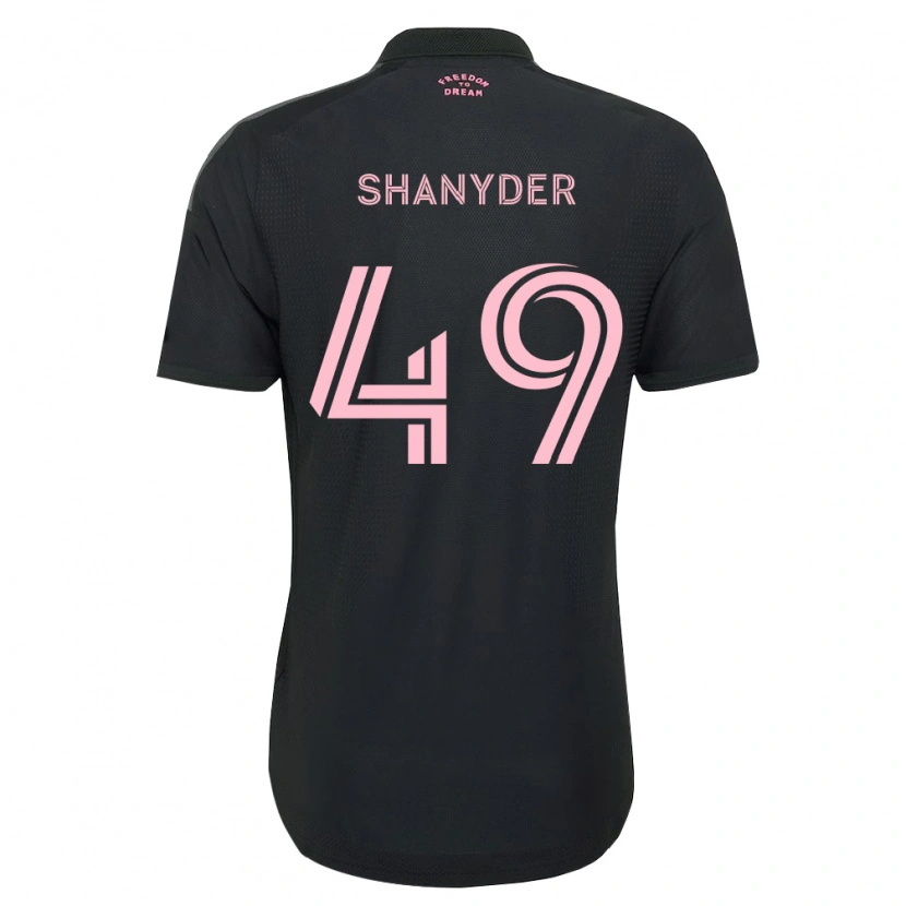 Danxen Dame Shanyder Borgelin #49 Rosa Svart Hvit Bortetrøye Drakt Trøye 2026/27 Skjorter T-Skjorte